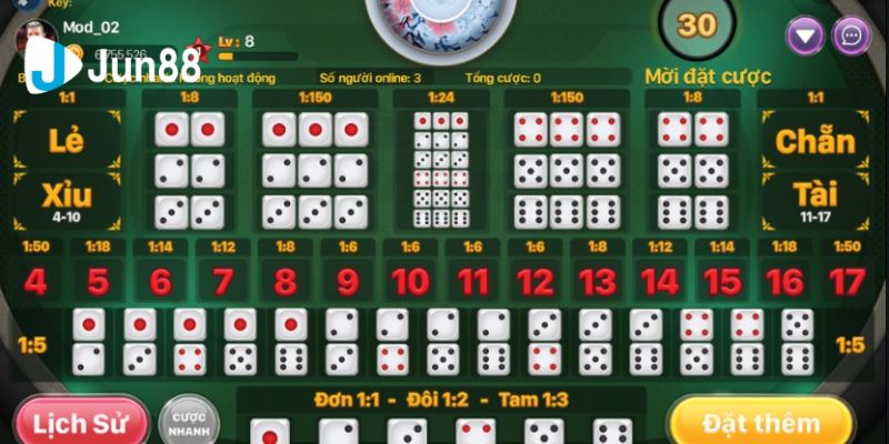 Cách đoán tài xỉu xí ngầu chính xác dựa vào mẹo chọn bàn chơi