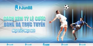 Cách xem tỷ lệ cược bóng đá trực tuyến mọi lúc mọi nơi Tại Jun88