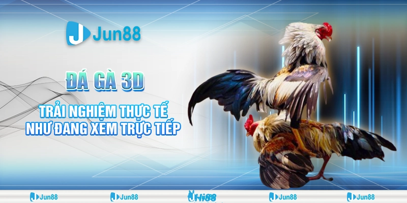 Trải nghiệm đá gà 3D siêu chân thực Jun88 – Hướng dẫn, mẹo chơi và địa chỉ uy tín