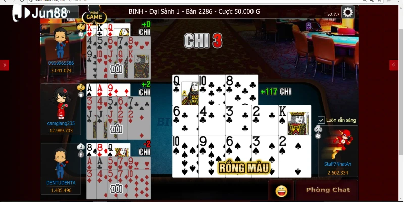 Tìm hiểu cách chơi bài binh - Các tổ hợp mạnh tạo từ các quân