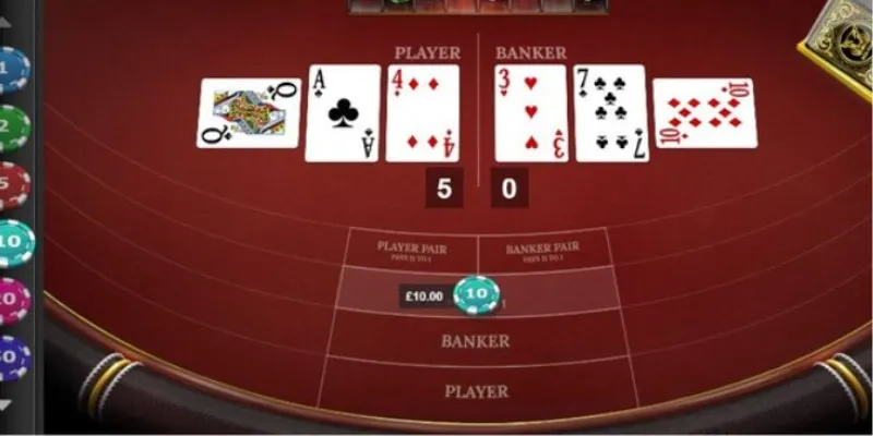 Các loại kèo cược trong Baccarat và tỷ lệ thắng